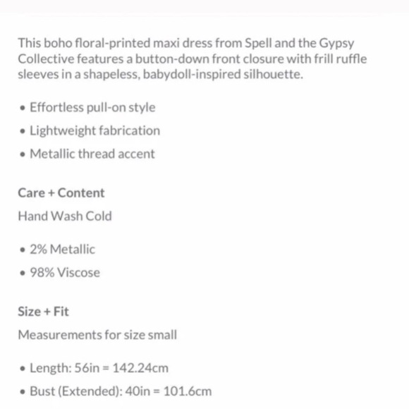 Host pick ๐ Spell Dahlia Maxi dress - Picture 10 of 10